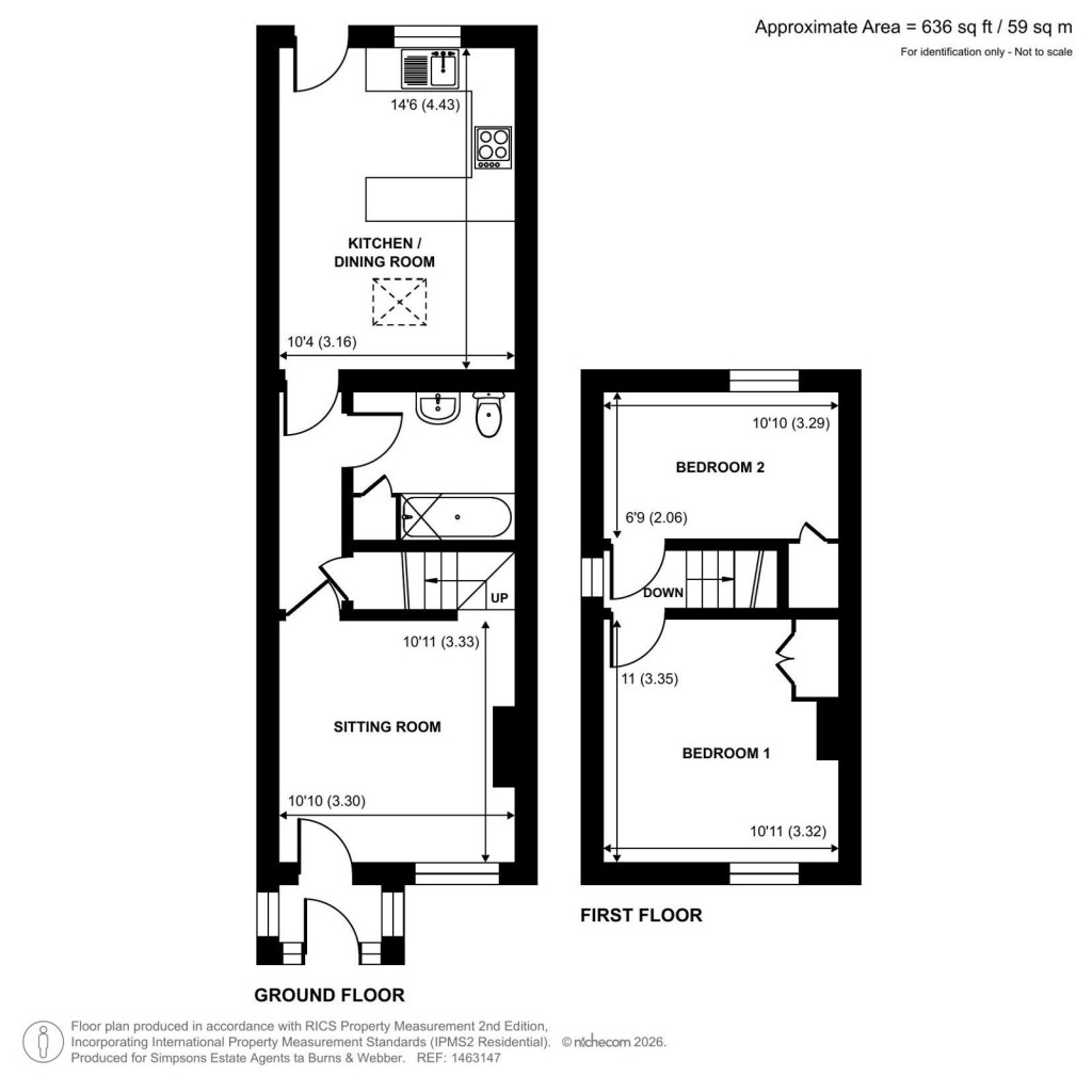 Floorplans For Summers Road, Godalming, Surrey