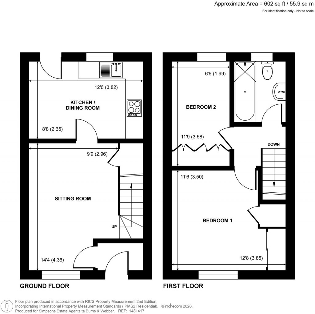 Floorplans For Catteshall, Godalming, Surrey