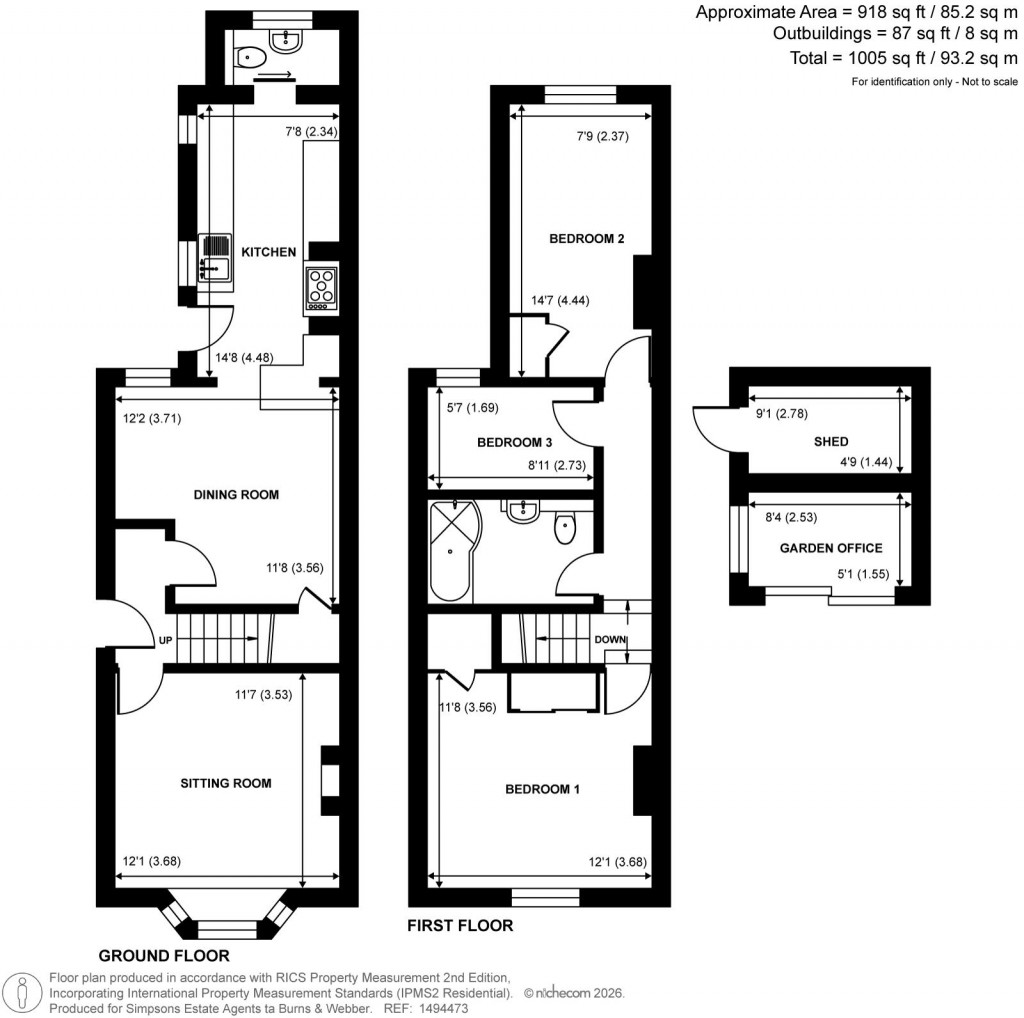 Floorplans For Godalming, Surrey