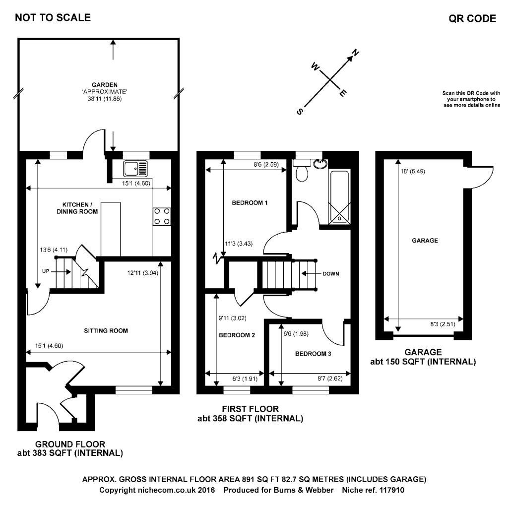 Floorplans For Cotts Wood Drive, Guildford, Surrey