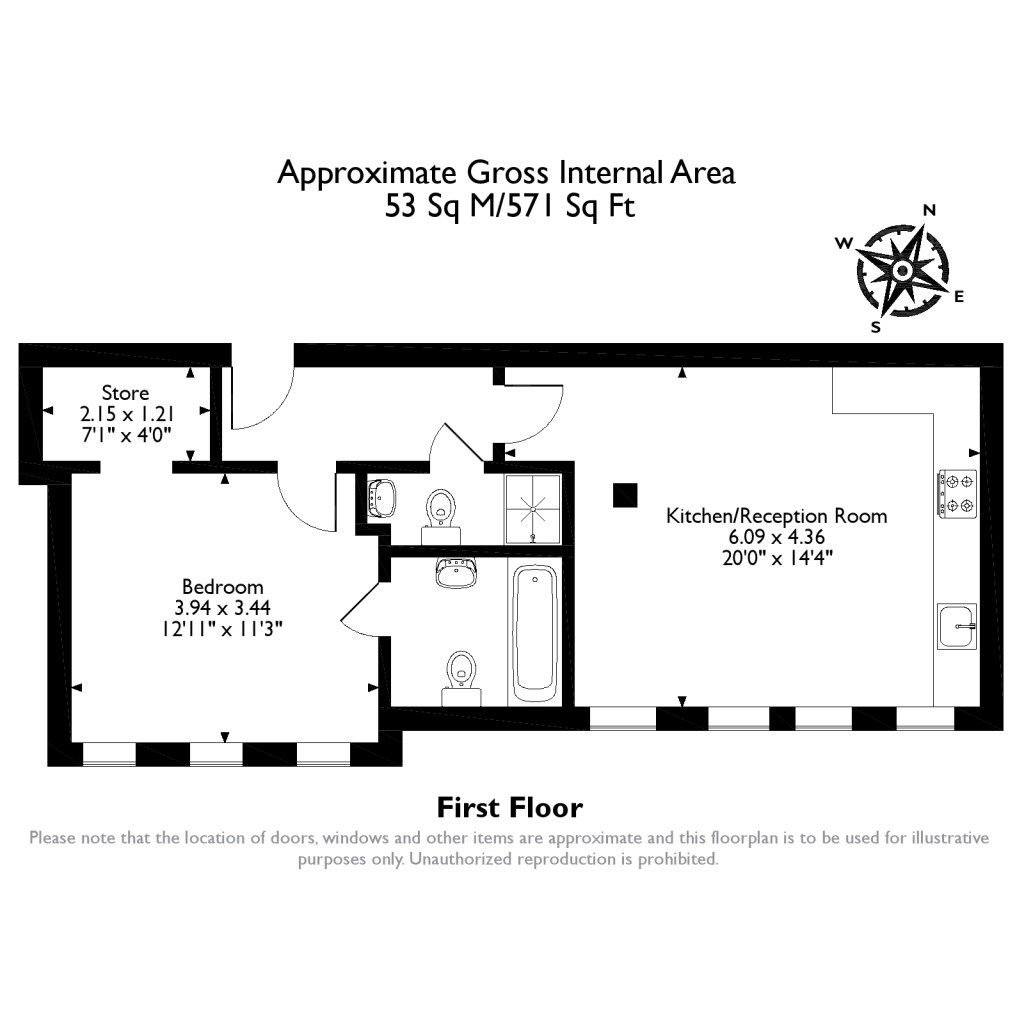 Floorplans For Castle Street, Guildford, GU1