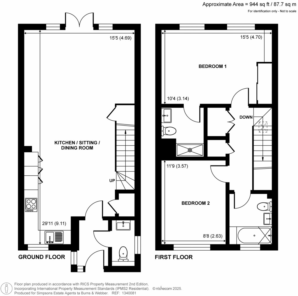 Floorplans For Burpham, Guildford, Surrey