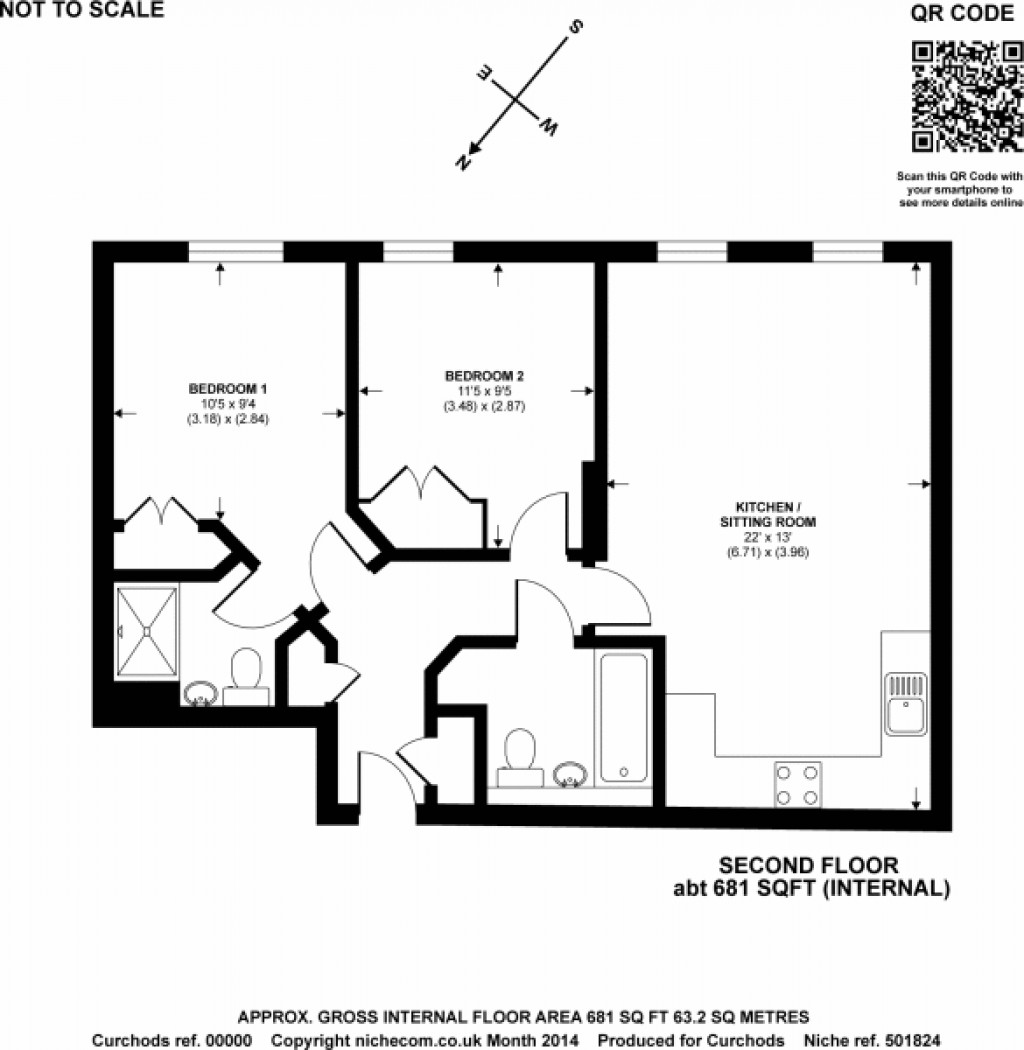 Floorplans For Heathside Crescent, Woking, Surrey