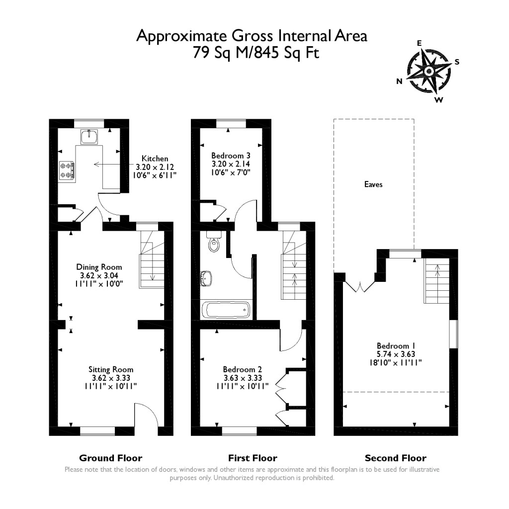 Floorplans For The Street, Puttenham, Surrey