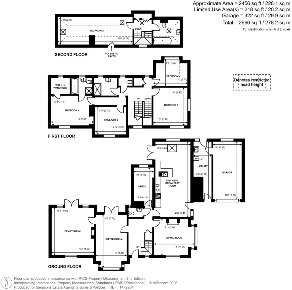 Floorplans For Milford, Godalming, Godalming, Surrey