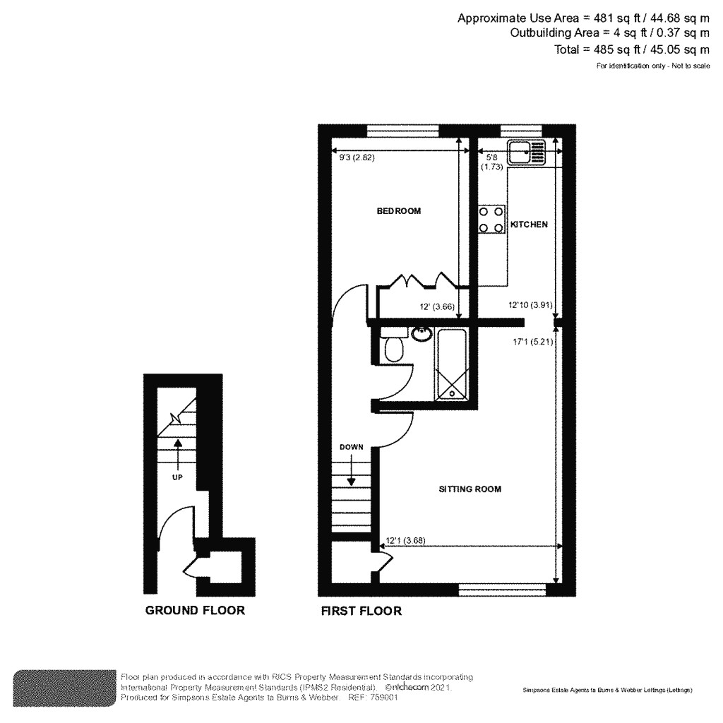Floorplans For Fitzjohn Close, Guildford, GU4