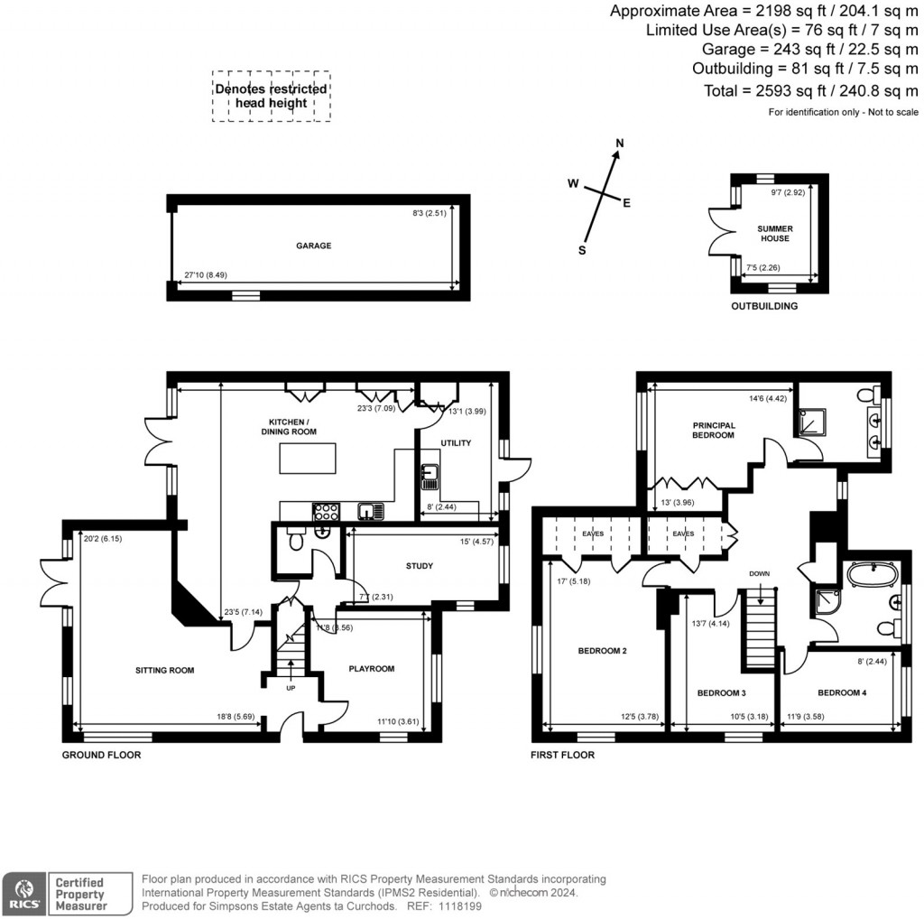 Floorplans For East Horsley, Leatherhead, Surrey