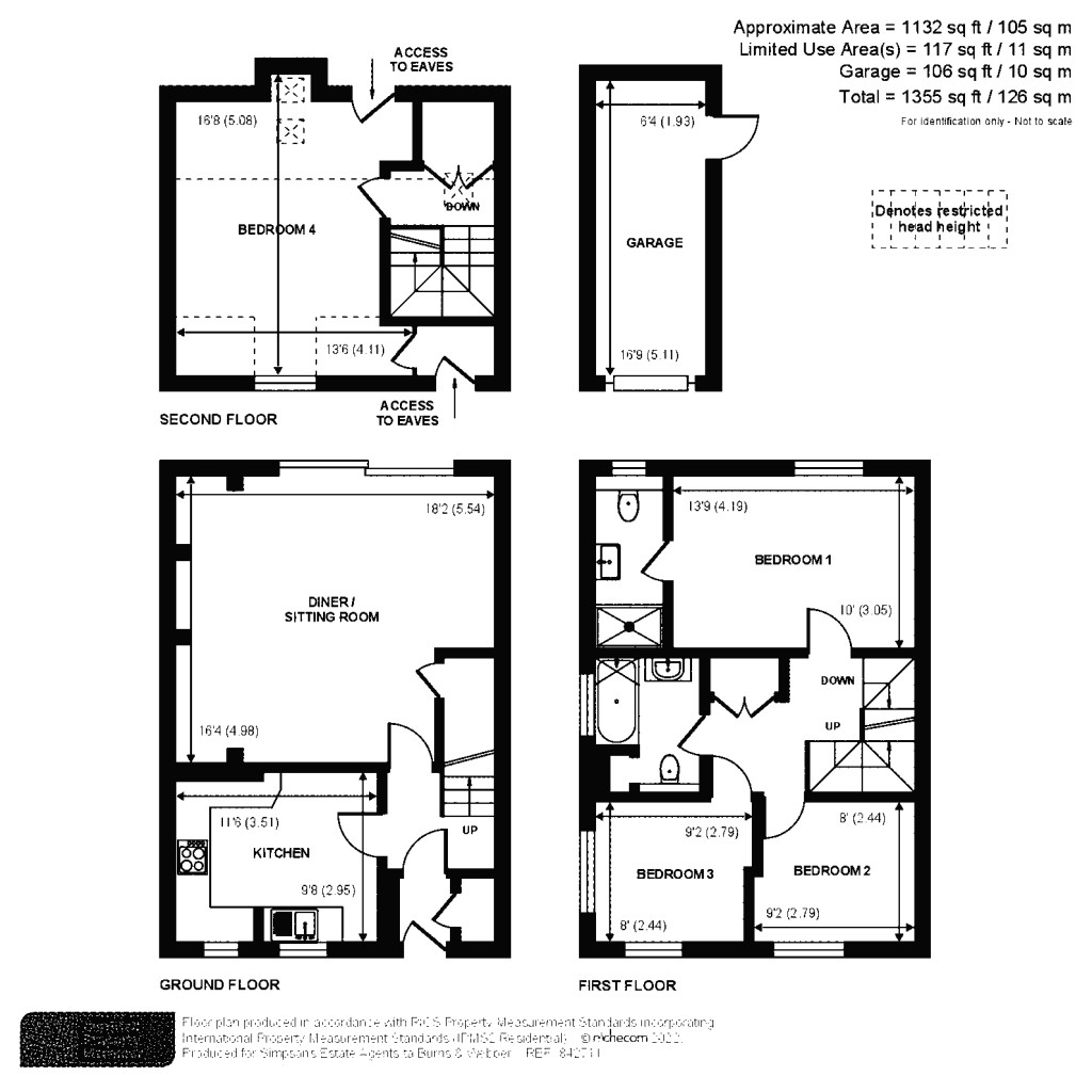 Floorplans For Foxglove Gardens, Guildford