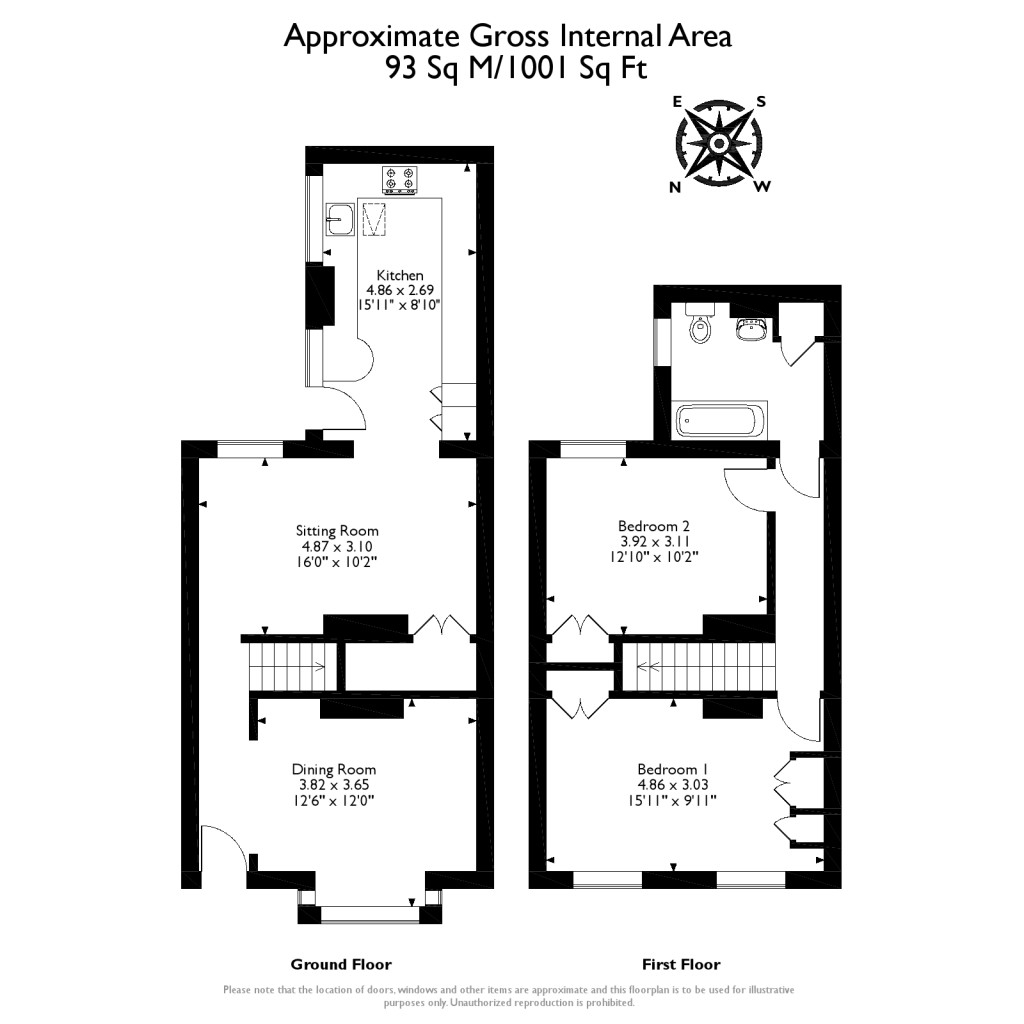Floorplans For Leas Road, Guildford, Surrey