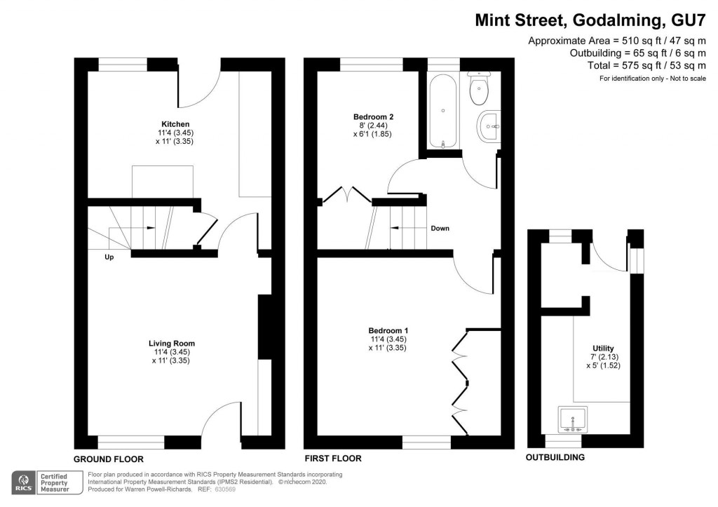 Floorplans For Mint Street, Godalming, Surrey