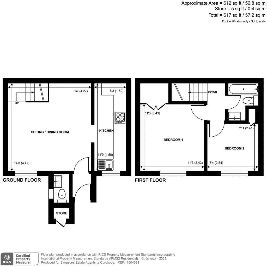 Floorplans For Stonecrop Road, Guildford, GU4