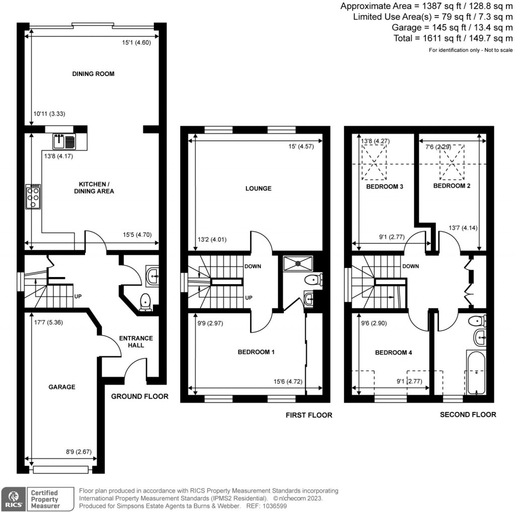 Floorplans For Tilford Road, Farnham, Surrey