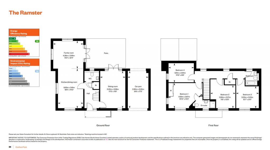 Floorplans For Ockford Park, Godalming, Surrey