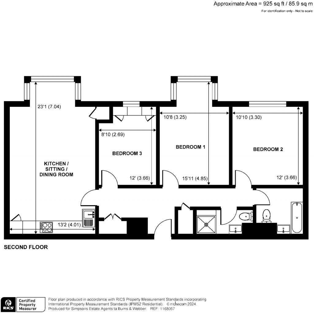 Floorplans For Rookwood Court, Guildford, Surrey