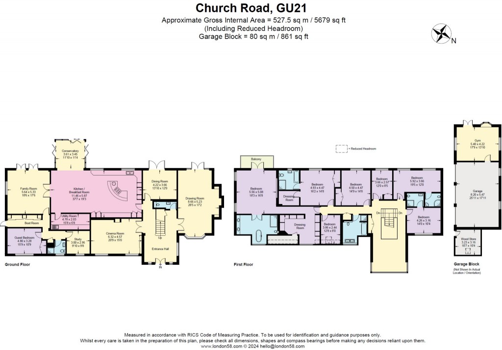 Floorplans For St. Johns, Woking, Surrey