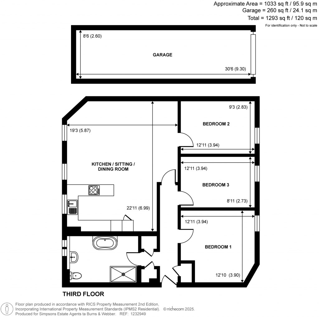 Floorplans For Chapel Fields, Charterhouse Road, Godalming, GU7