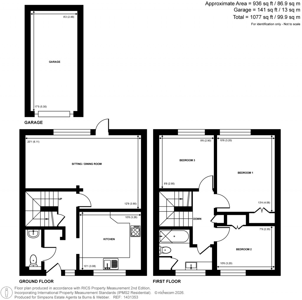 Floorplans For Guildford, Surrey
