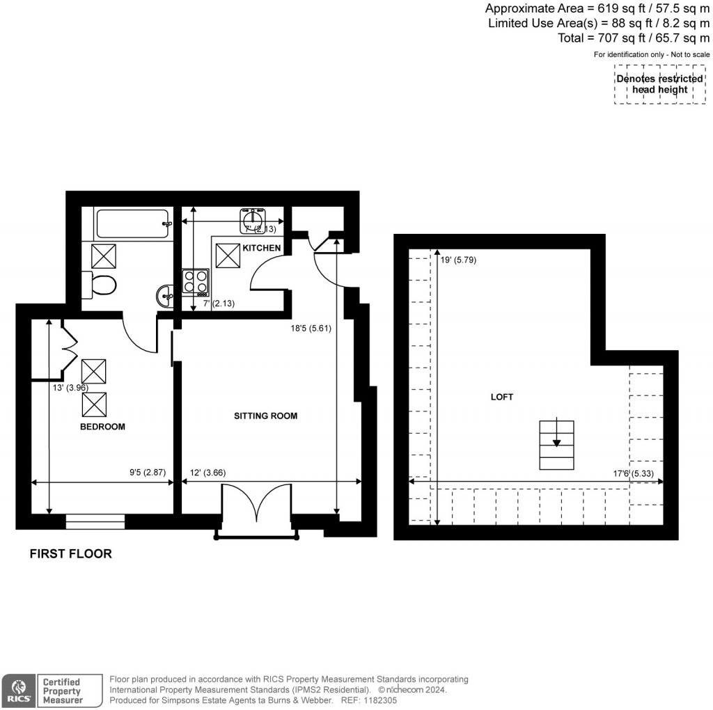 Floorplans For Upper Hale Road, Farnham, Surrey