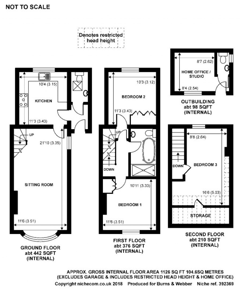 Floorplans For Blackheath, Guildford, Surrey