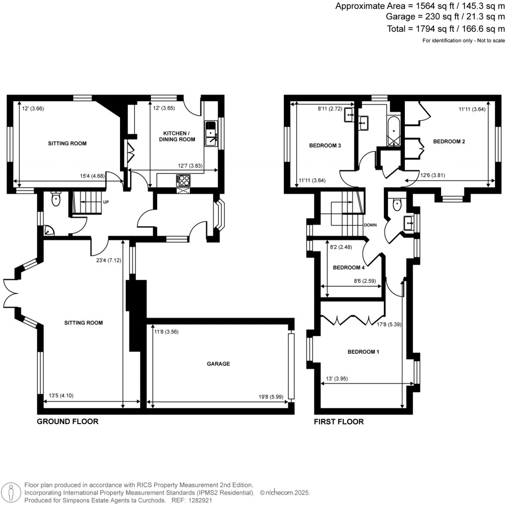 Floorplans For Epsom Road, Guildford, GU1