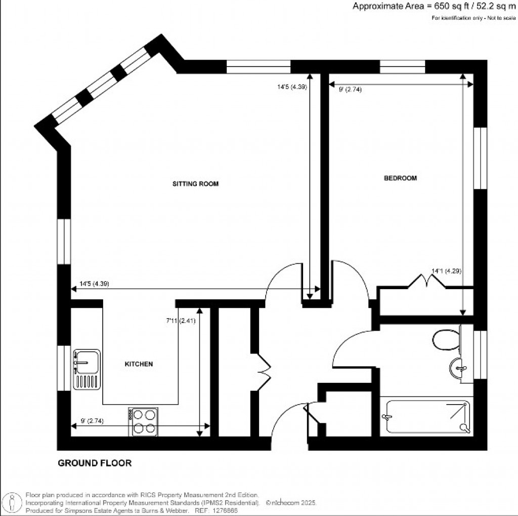 Floorplans For Anstey Road, Farnham