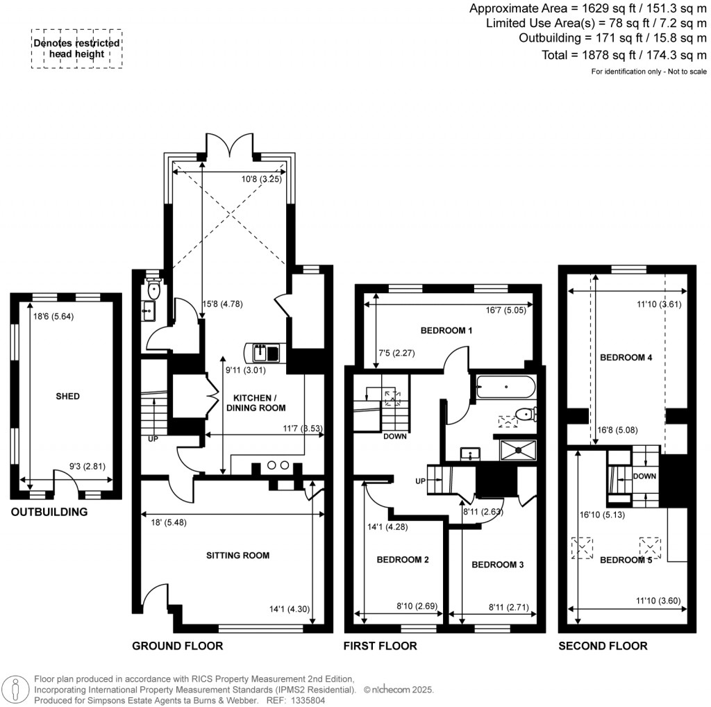 Floorplans For Ockham Road North, Ockham, Surrey
