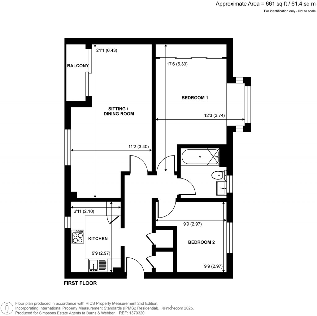 Floorplans For Twycross Road, Godalming, Surrey