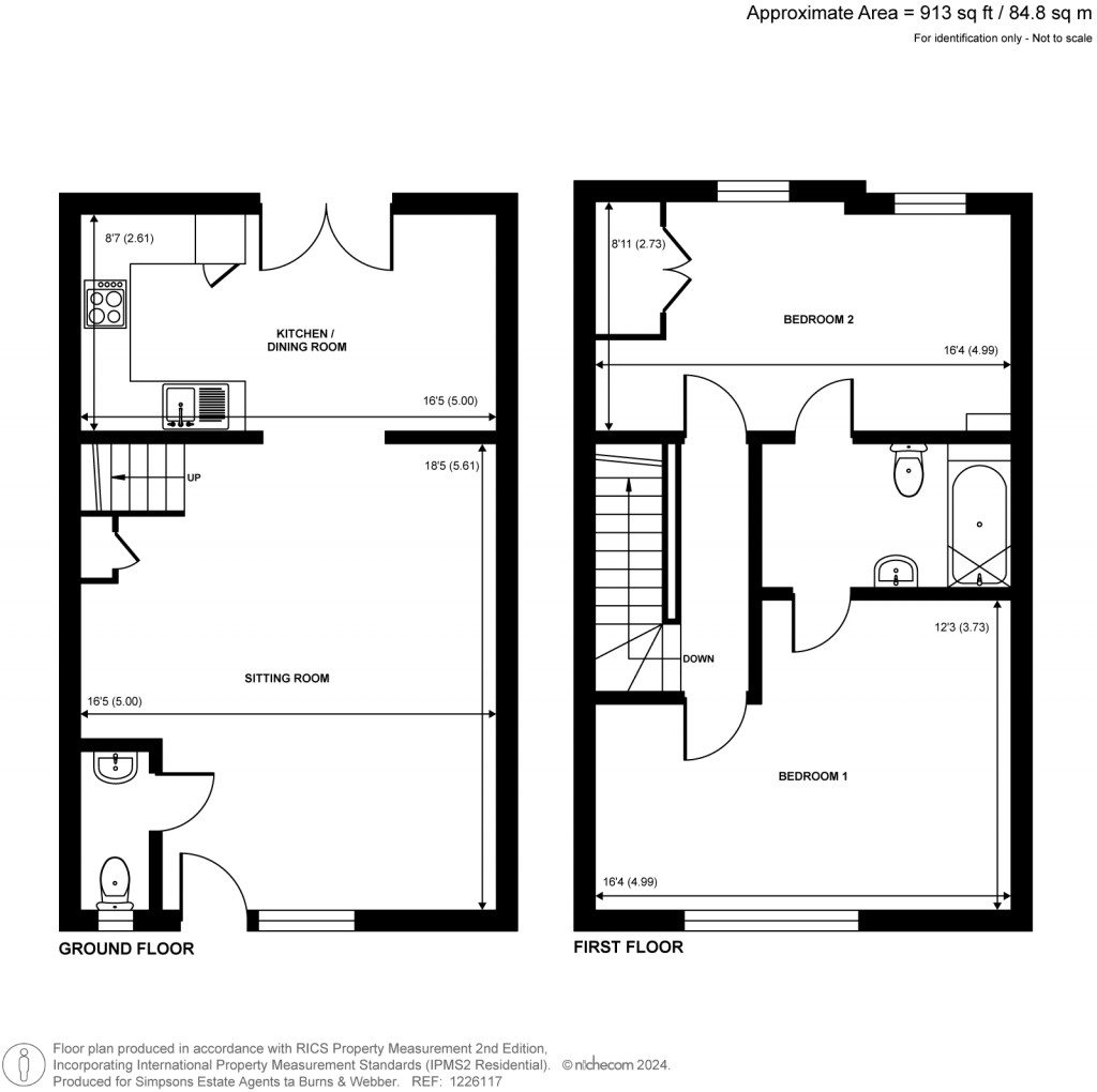 Floorplans For Loxwood Road, Cranleigh, Surrey