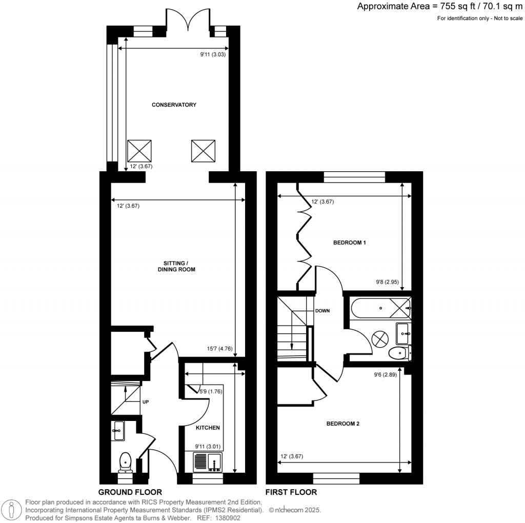 Floorplans For Guildford, Surrey