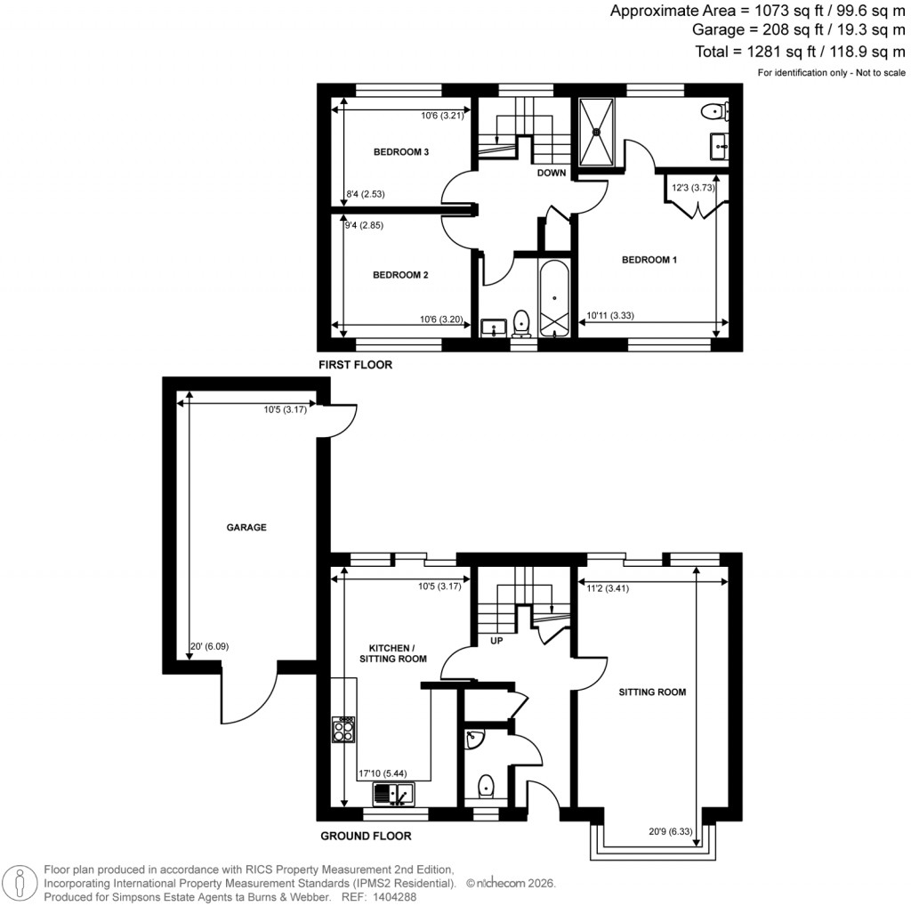 Floorplans For West Horsley, Leatherhead, Surrey