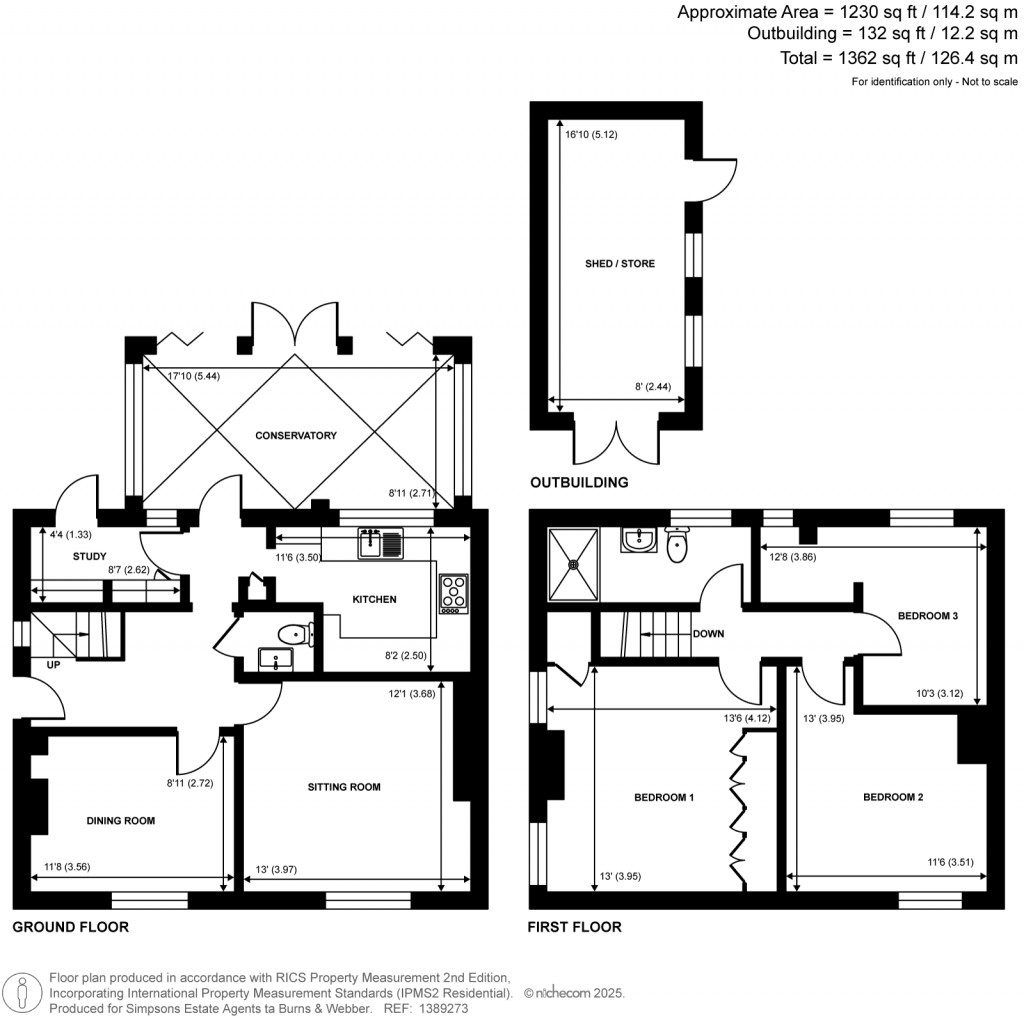 Floorplans For Guildford, Surrey