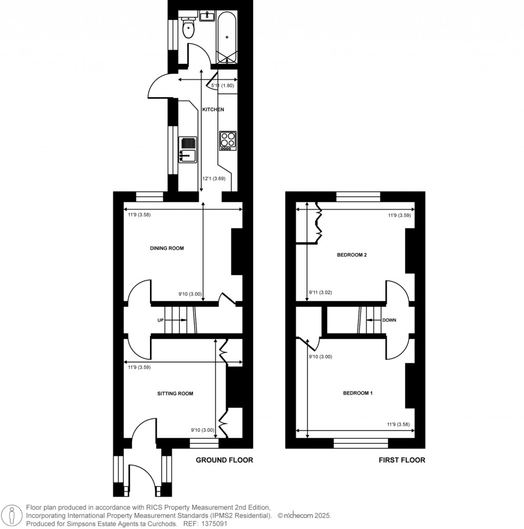Floorplans For Stoke Fields, Guildford, Surrey