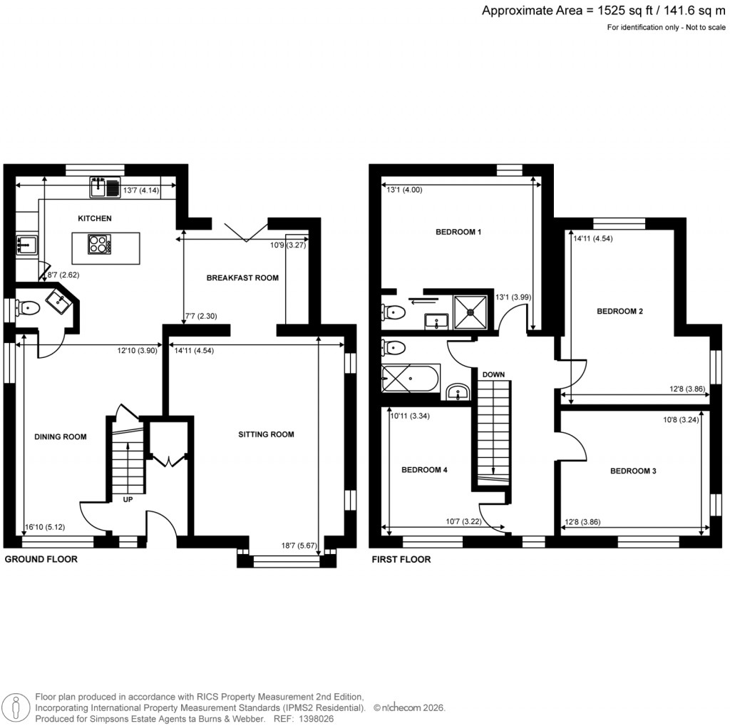 Floorplans For Effingham, Leatherhead, Surrey