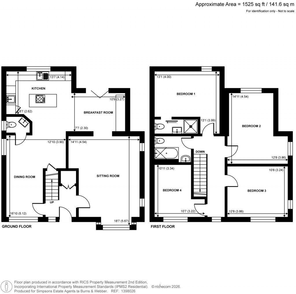 Floorplans For Effingham, Leatherhead, Surrey