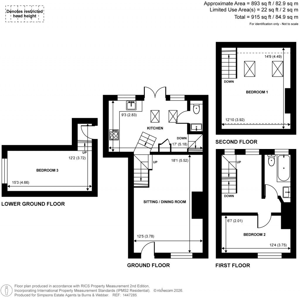 Floorplans For Godalming, Surrey