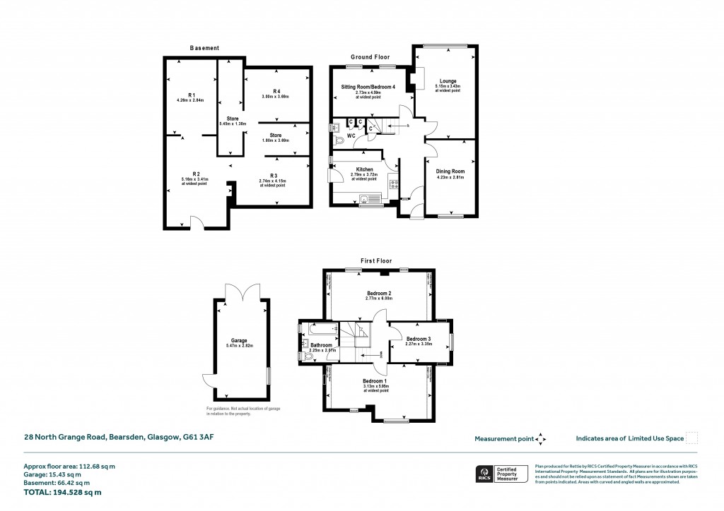 Floorplans For Bearsden, Glasgow