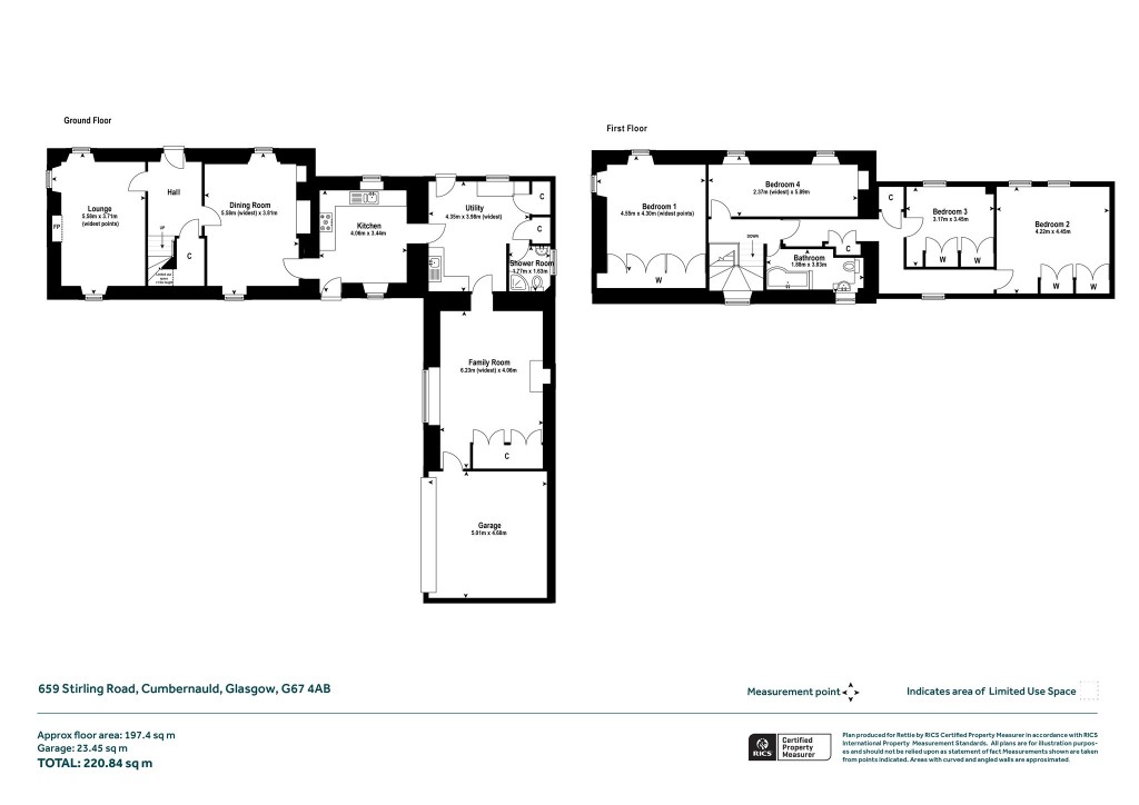 Floorplans For Cumbernauld, Glasgow