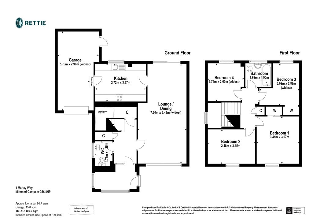 Floorplans For Milton of Campsie