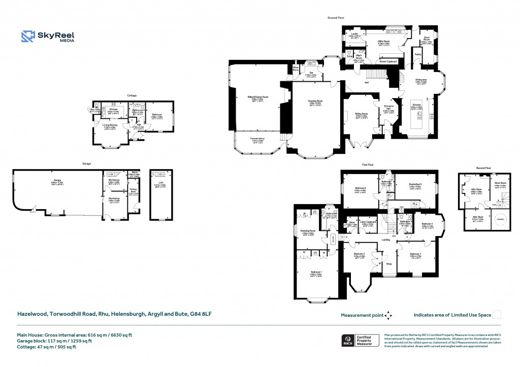 Floorplans For Rhu, Helensburgh, Argyll and Bute