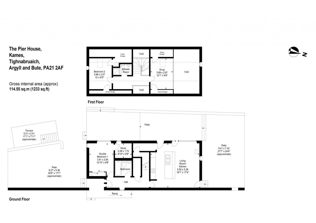 Floorplans For Tighnabruaich, Argyll & Bute