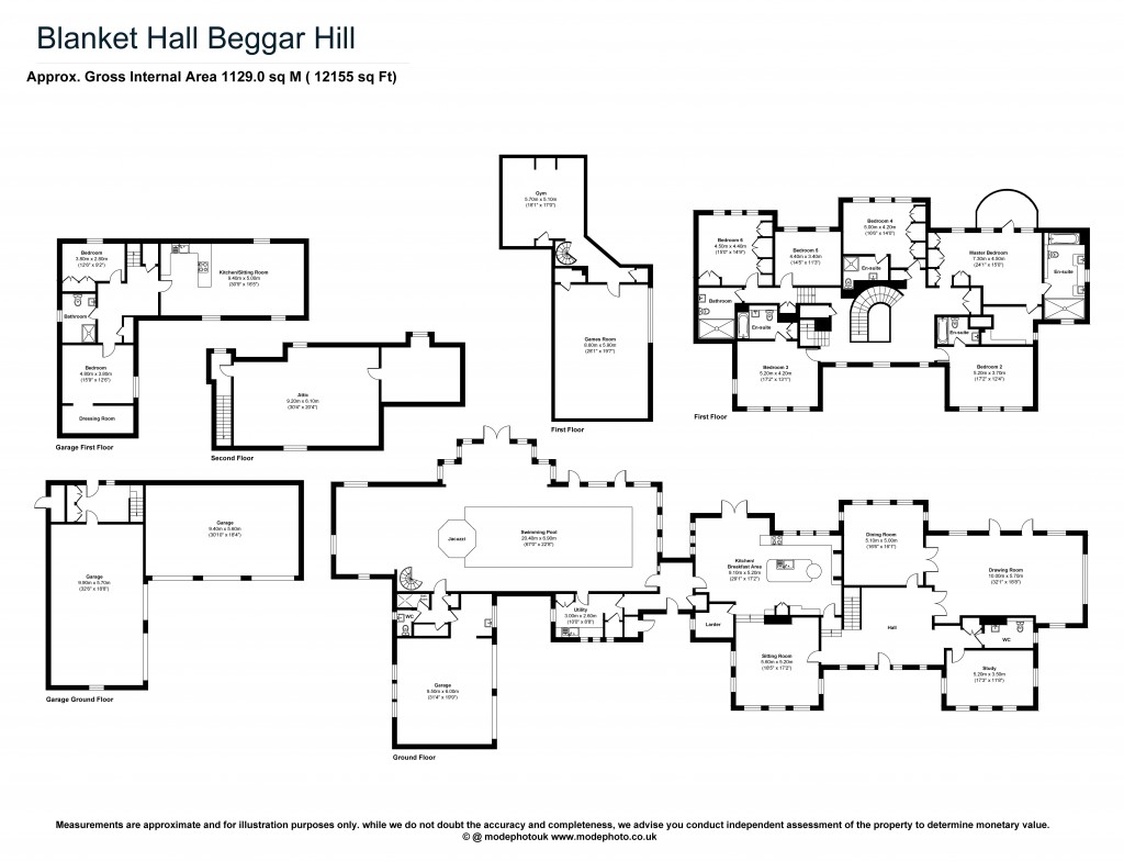 Floorplans For Fryerning, Essex