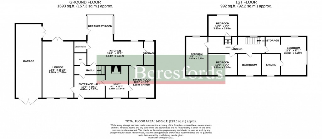 Floorplans For Dunmow, Essex