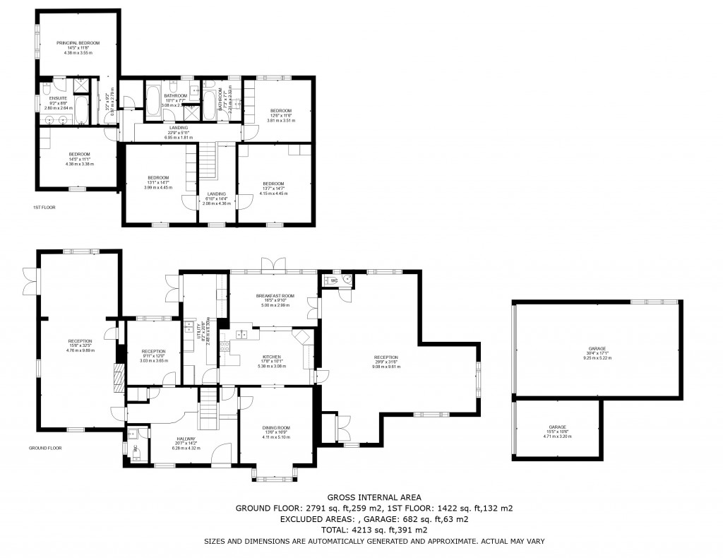 Floorplans For Great Bentley, Essex