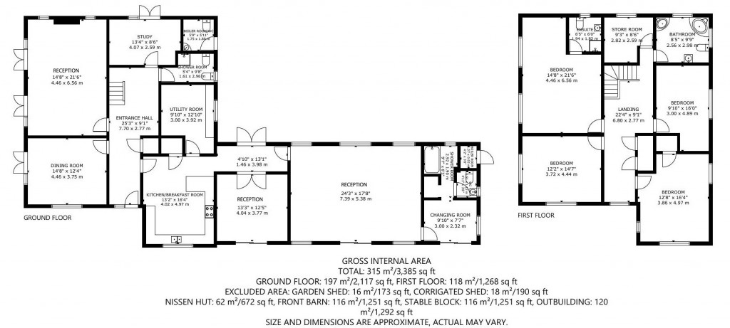 Floorplans For Mayland, Essex