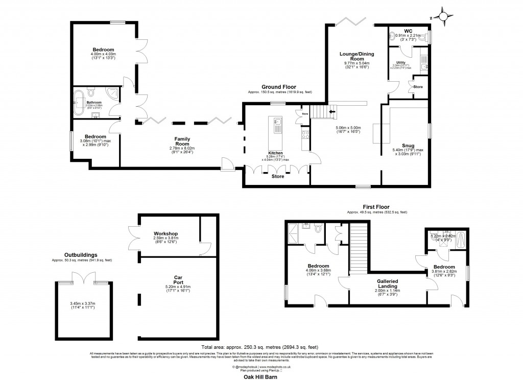Floorplans For Billericay, Essex