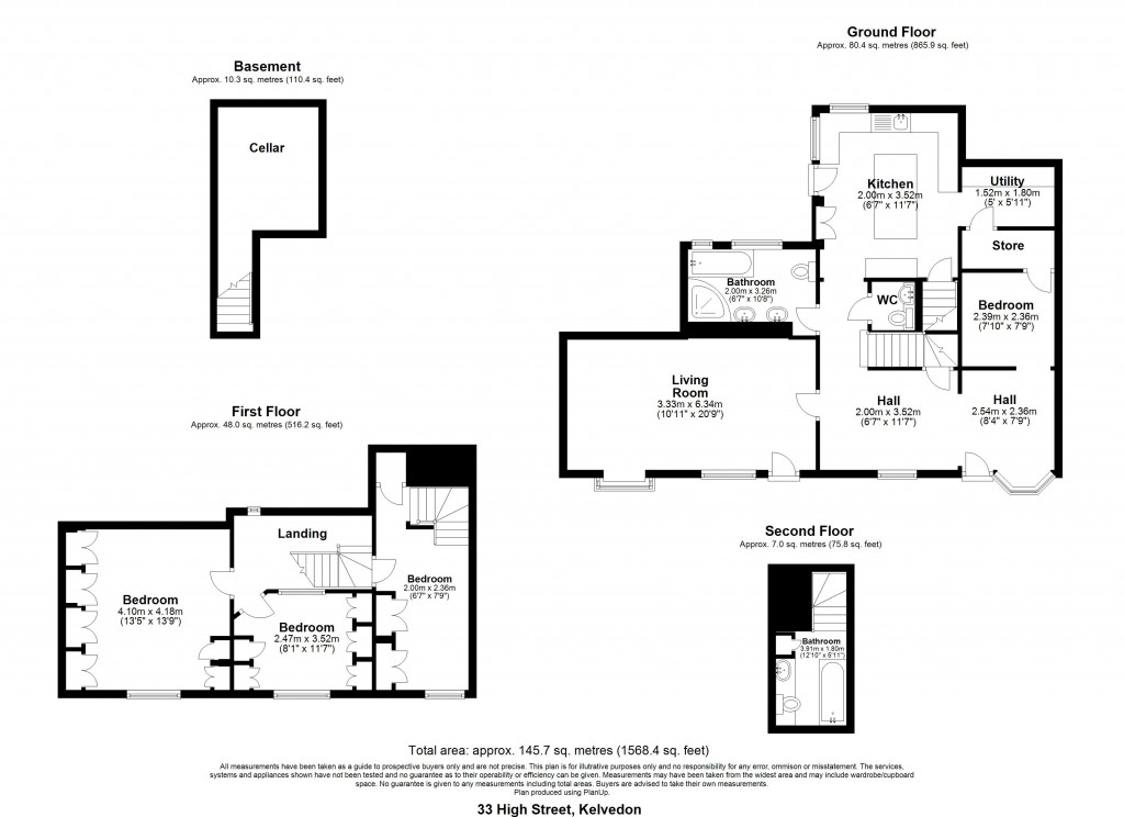 Floorplans For Kelvedon, Colchester, Essex