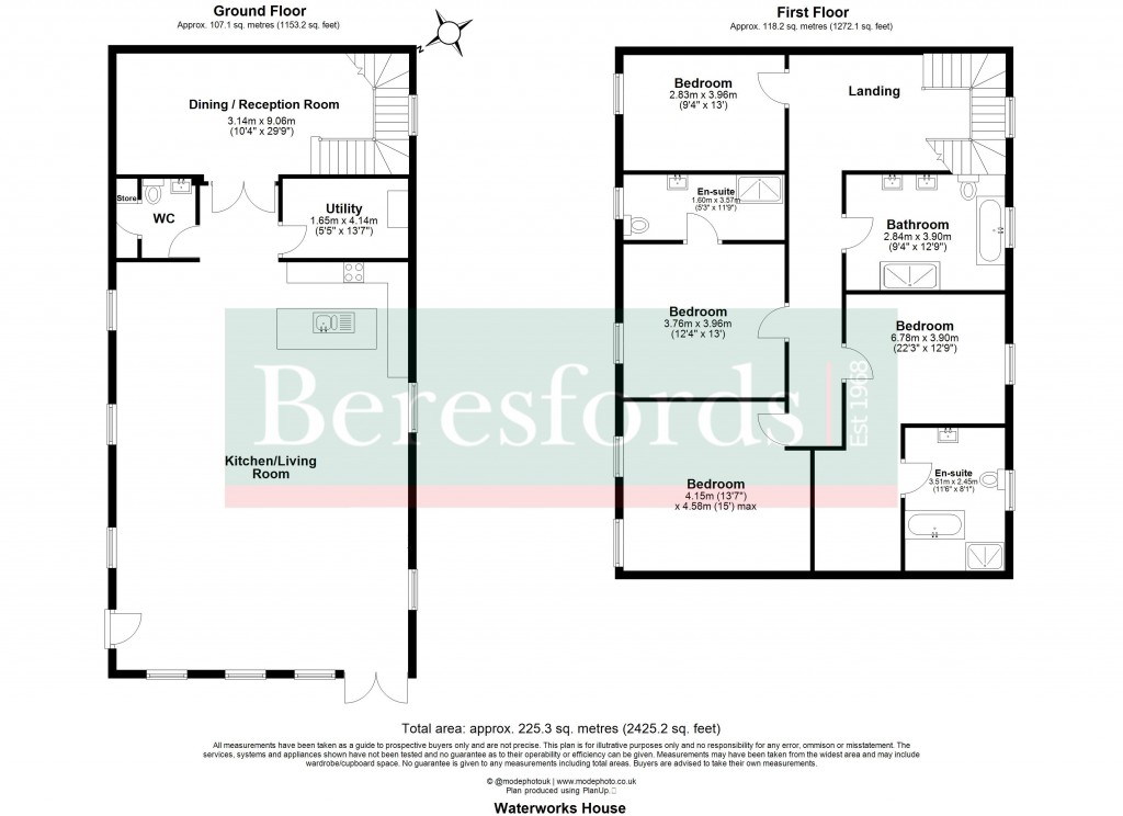 Floorplans For Great Warley, Brentwood, Essex