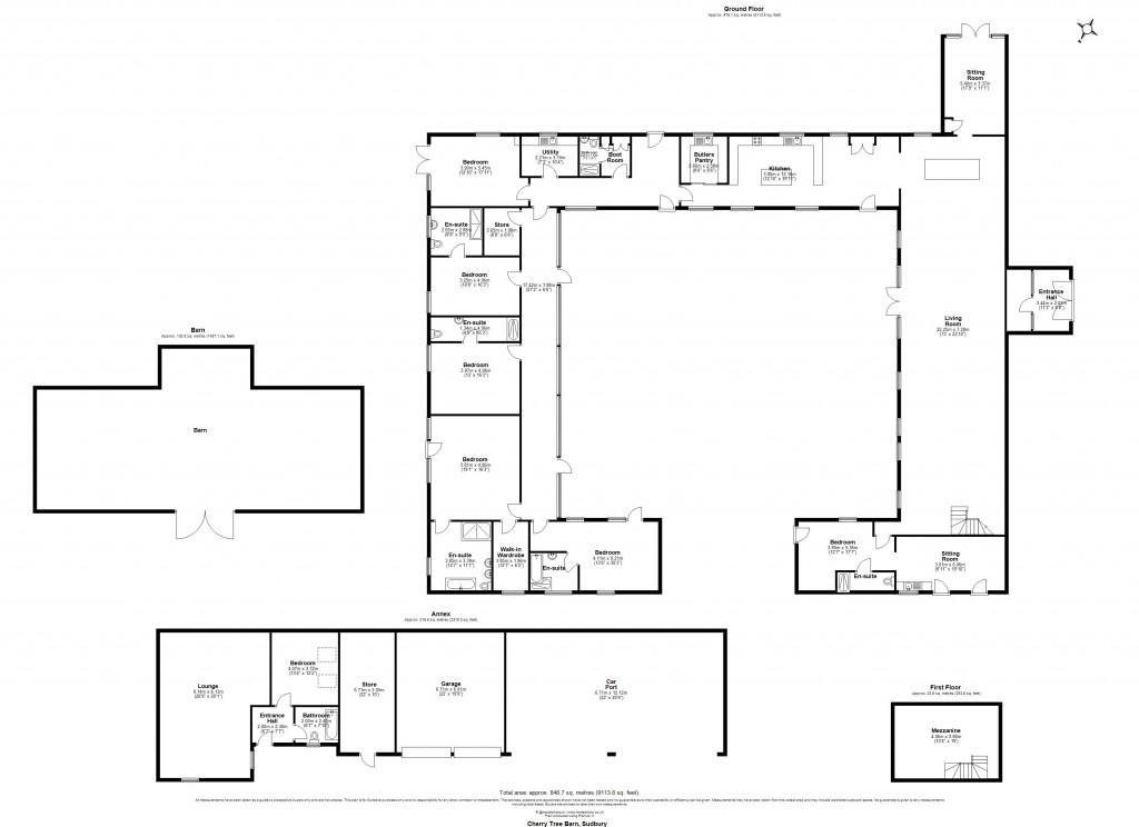 Floorplans For Borley, Sudbury, Essex