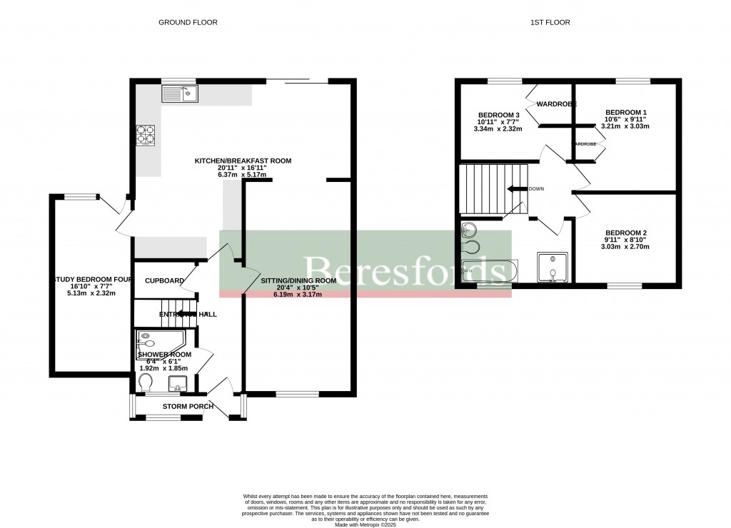 Floorplans For Great Baddow, Chelmsford, Essex