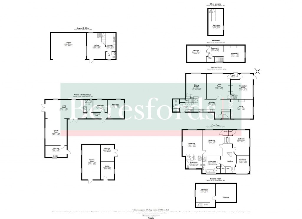 Floorplans For Shalford, Braintree, Essex